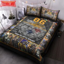 86th Pittsburgh Steelers Bedding Set