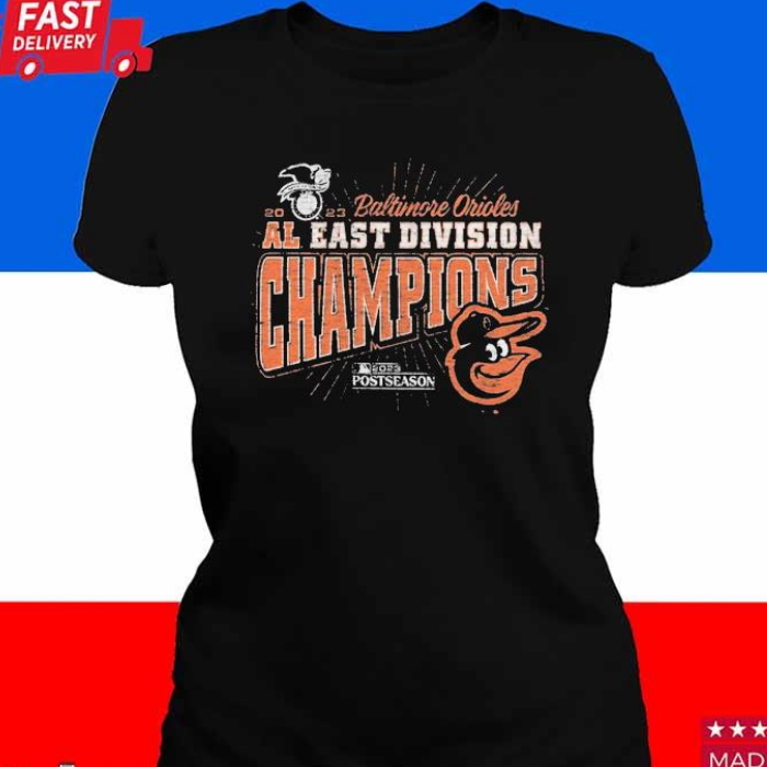 Official orioles al east champions baltimore orioles black 2023 al east  Division champions shirt, hoodie, sweatshirt for men and women