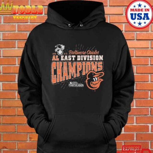 Baltimore Orioles Black 2023 Al East Champions Shirt