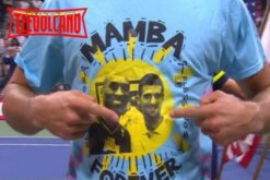 Novak Djokovic Wear Mamba Forever Kobe Bryant Tribute Shirt 2