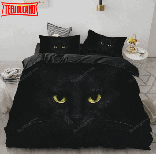 A Black Cat Bed Sheets Duvet Cover Bedding Sets