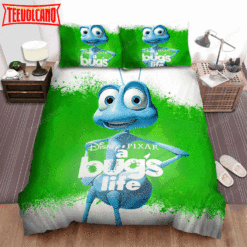 A Bug’s Life Movie Blue Ants Photo Bed Sheets Duvet Cover Bedding Sets