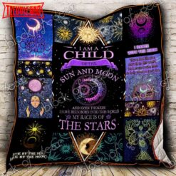 A Child Of Sun And Moon 3D Quilt Blanket