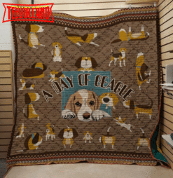 A Day Of Beagle 3D Customized Quilt Blanket