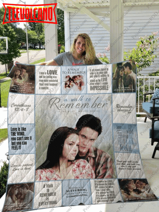 A Walk To Remember 3D Customized Quilt Blanket