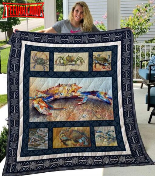 A35 Crab 3D Quilt Blanket