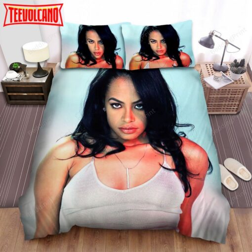 Aaliyah Singer Famous People Aaliyah Biography Duvet Cover Bedding Sets