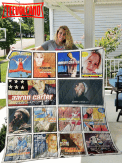 Aaron Carter 3D Customized Quilt Blanket