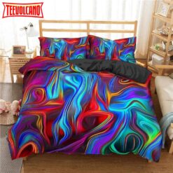 Abstract Hippie Tie Dye Duvet Cover Bedding Set