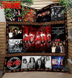 AcDc Like 3D Customized Quilt Blanket