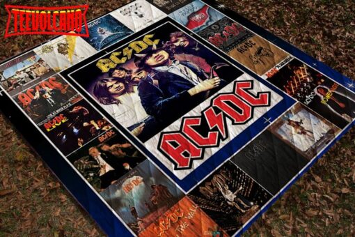 AcDc Studio Albums 3D Quilt Blanket