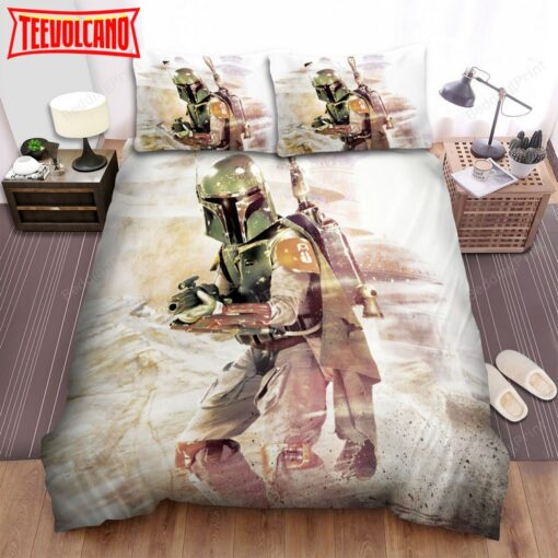 Action Poses Boba Fett Bed Sheets Duvet Cover Bedding Sets