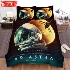 Ad Astra Movie Poster 1 Bed Sheets Duvet Cover Bedding Sets