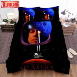 Ad Astra Movie Poster Art Bed Sheets Duvet Cover Bedding Sets