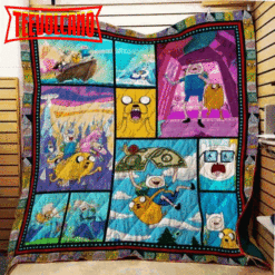 Adventure Time 3D Customized Quilt Blanket