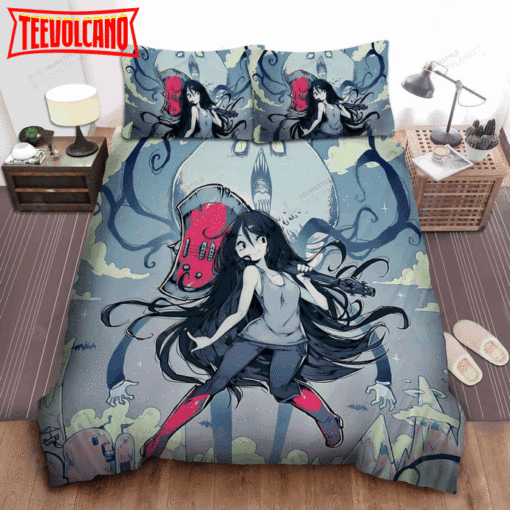 Adventure Time, Vampire Queen Marceline Bed Sheets Duvet Cover Bedding Sets