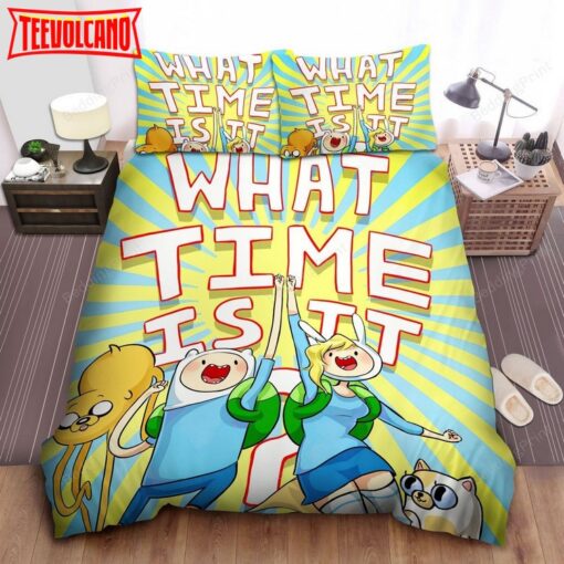 Adventure Time, What Time Is It Bed Sheets Duvet Cover Bedding Sets