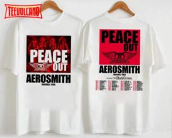 Aerosmith 2023 – 2024 Peace Out Farewell Tour T-Shirt