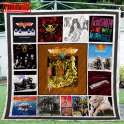 Aerosmith Albums 3D Quilt Blanket