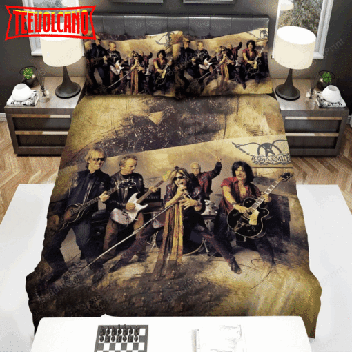 Aerosmith Performing Bed Sheets Duvet Cover Bedding Sets