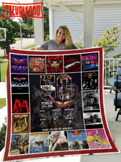 Aerosmith Years Anniversary 3D Customized Quilt Blanket