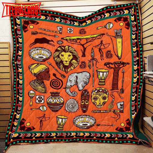 African Culture Customize Quilt Blanket