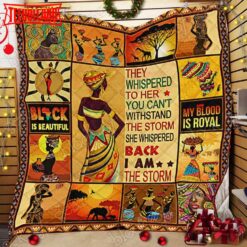 African Woman 3D Quilt Blanket