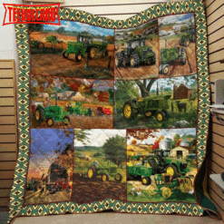 Agricultural Truck 3D Customized Quilt Blanket