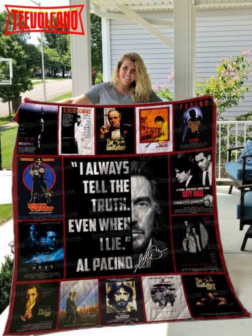 Al Pacino 3D Quilt Blanket