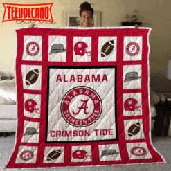 Alabama Crimson Tide Alc03 3D Customized Quilt Blanket