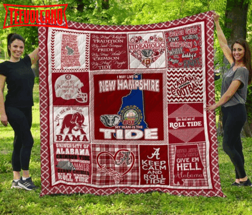 Alabama Crimson Tide New Hampshire 3D Customized Quilt Blanket