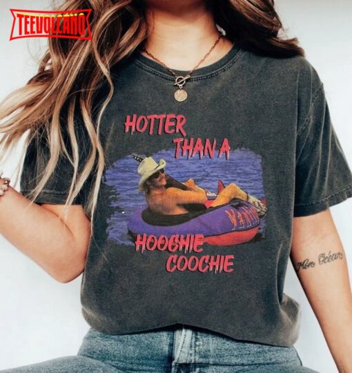 Alan Jackson Comfort Colors T-Shirt, Hotter Than A Hoochie Coochie Shirt