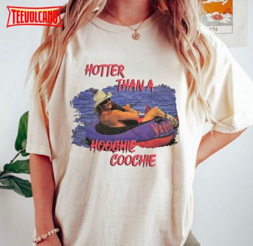 Alan Jackson Comfort Colors T-Shirt, Hotter Than A Hoochie Coochie Shirt