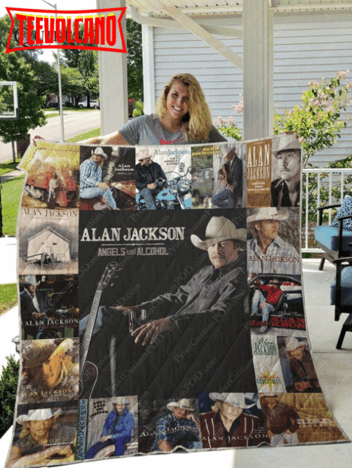 Alan Jackson For Fans Version 3D Quilt Blanket