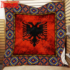 Albania Special 3D Customized Quilt Blanket