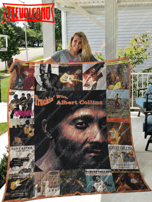 Albert Collins Albums 3D Customized Quilt Blanket