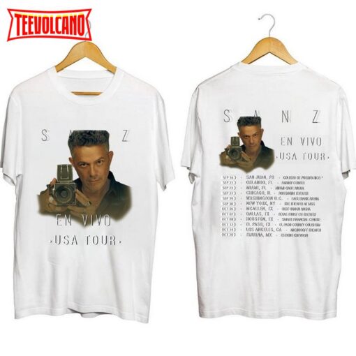 Alejandro Sanz 2023 Tour Shirt, San En Vivo USA Tour 2023 Shirt