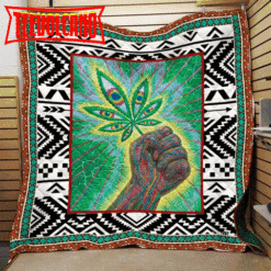 Alex Grey Canabis 3D Customized Quilt Blanket