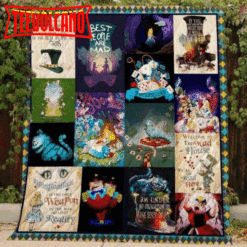 Alice In Wonderland 3D Quilt Blanket