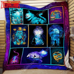 Alice In Wonderland Washable 3D Customized Quilt Blanket