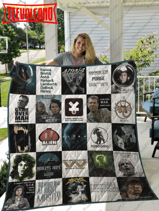 Alien For Fans Version 3D Quilt Blanket