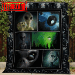 Aliens 3D Customized Quilt Blanket