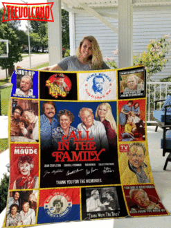 All In The Family 3D Quilt Blanket