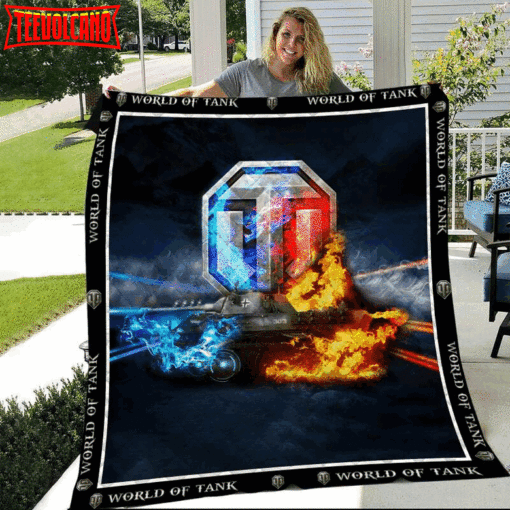 Amazing Tank In World War Ii Tiger Tank Like 3D Quilt Blanket