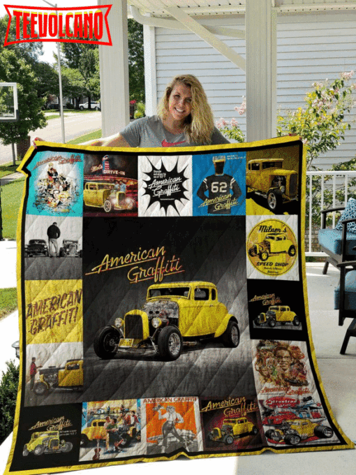 American Graffiti Poster 3D Quilt Blanket