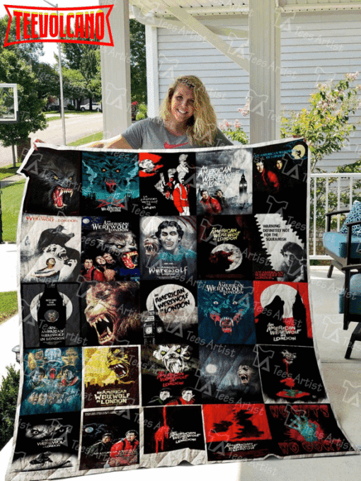 American Werewolf In London 3D Quilt Blanket