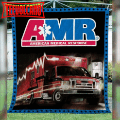 Amr Red Response Custom Customize Quilt Blanket