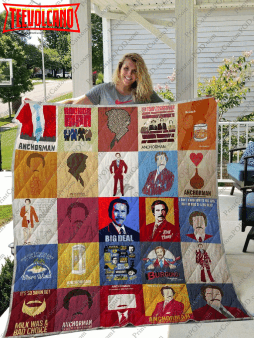 Anchorman For Fans 3D Quilt Blanket