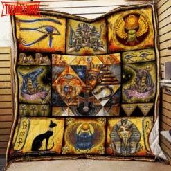 Ancient Egypt 3D Quilt Blanket