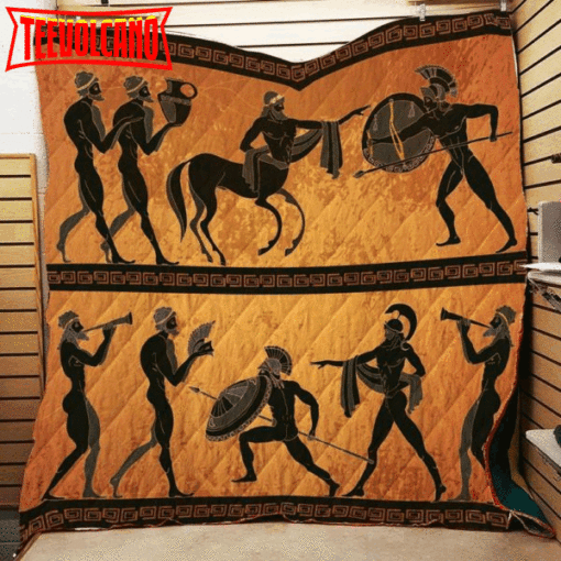 Ancient Greece 3D Customized Quilt Blanket